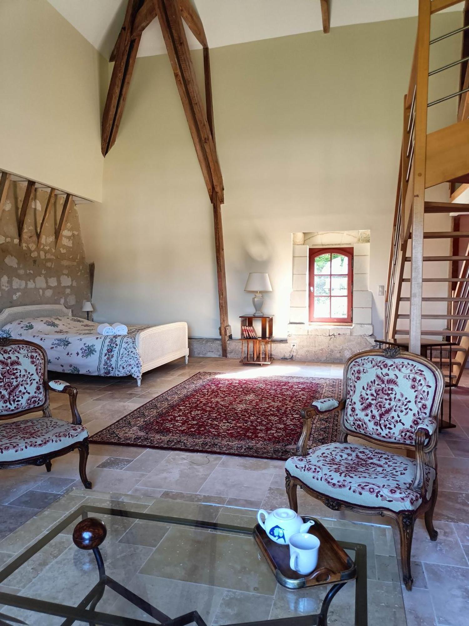 Chambres D'Hotes Au Chateau De Gizeux ภายนอก รูปภาพ